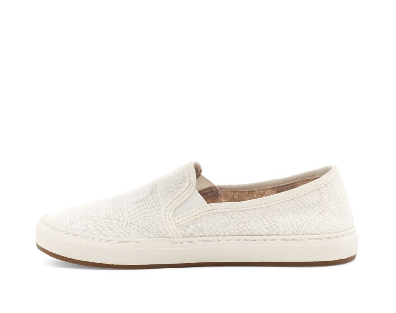 Sanuk Avery Hemp Vegan Women's Sidewalk Surfers White | Canada 86TCE